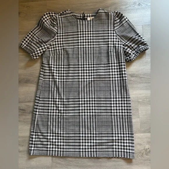 Loft Houndstooth shift dress- size XL - Picture 1 of 3